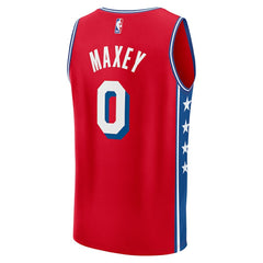 Fanatics Tyrese Maxey Philadelphia 76ers Fast Break Replica Player Jersey