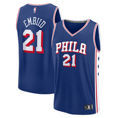 Fanatics Joel Embiid Philadelphia 76ers Youth Fast Break Replica Player Jersey