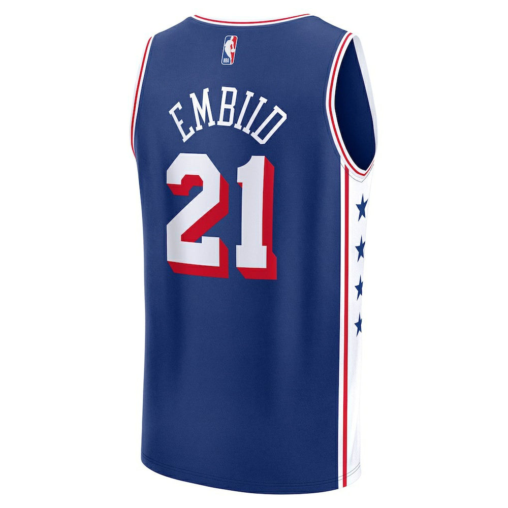 Fanatics Joel Embiid Philadelphia 76ers Youth Fast Break Replica Player Jersey
