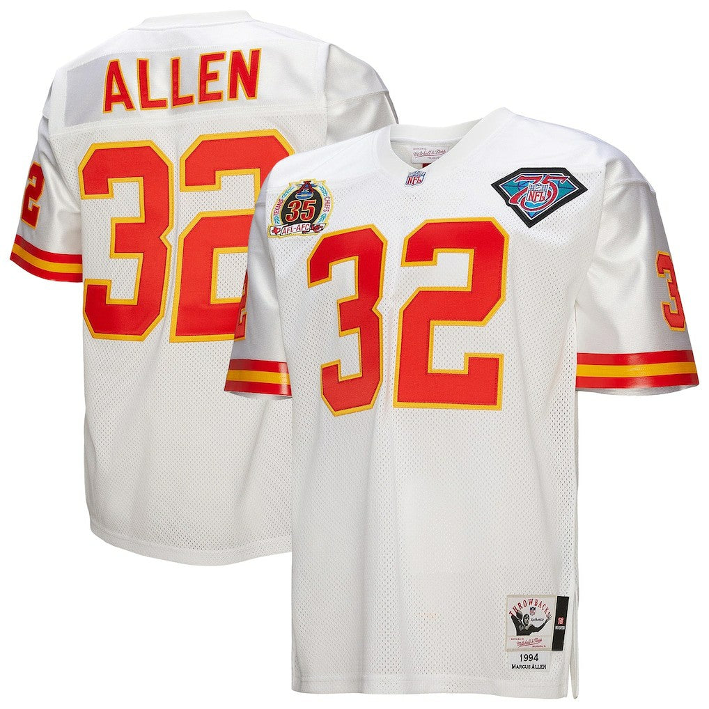 Marcus Allen  1994 Authentic Throwback Retired Player Jersey - Kansas City Chiefs Jerseys