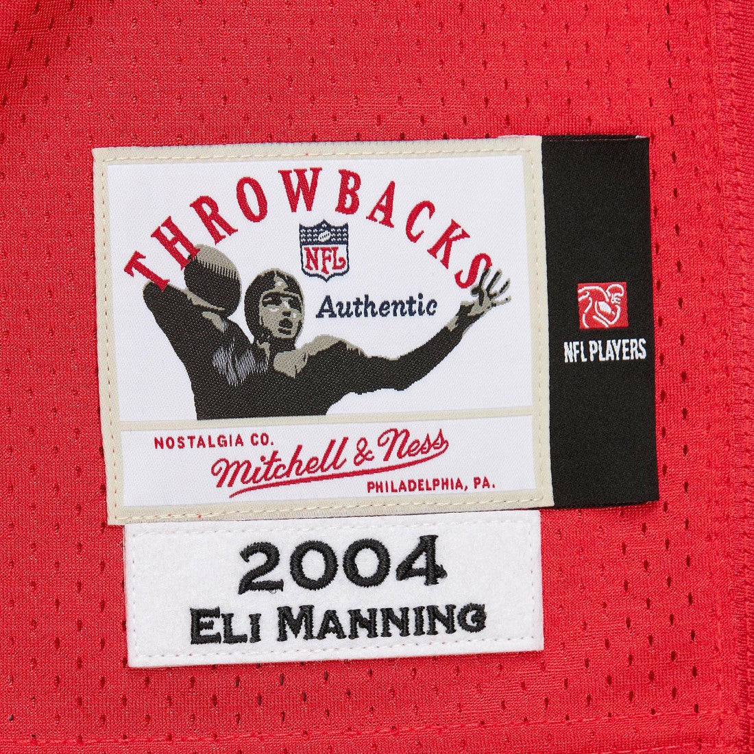 Eli Manning  2004 Authentic Throwback Retired Player Jersey - New York Giants Jerseys