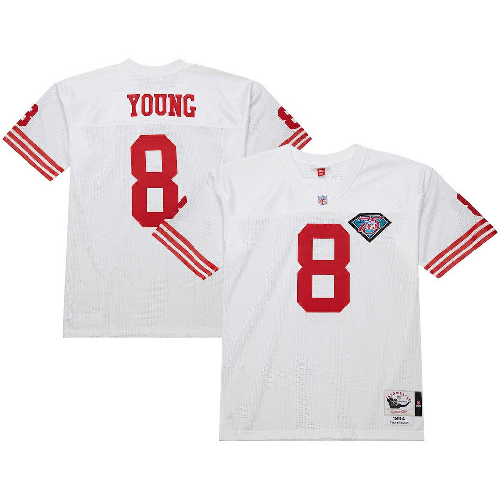 Steve Young  1994 Authentic Throwback Retired Player Jersey - San Francisco 49ers Jerseys