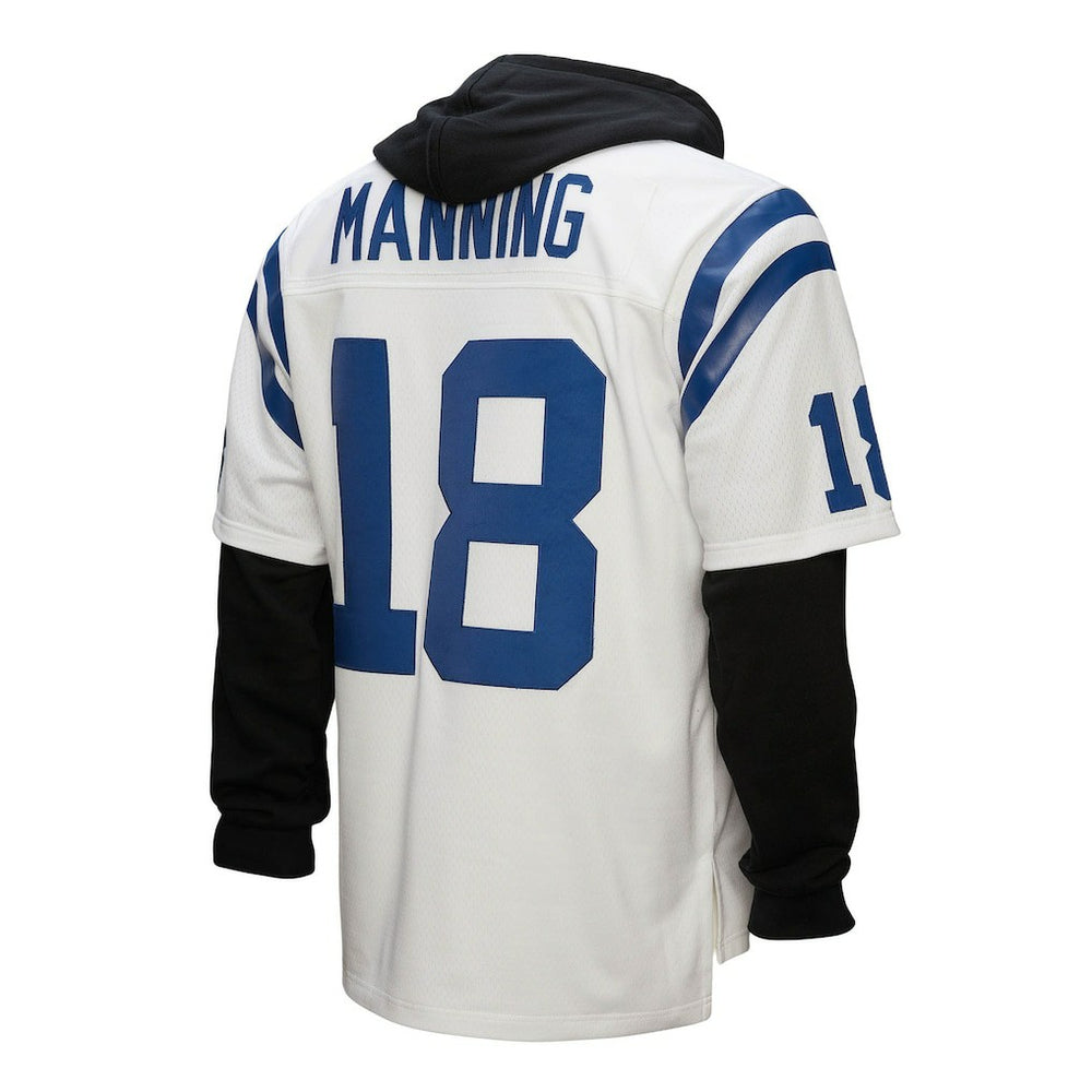 Peyton Manning  Player Name & Number Hoodie Legacy Jersey - Indianapolis Colts Hoodies,Jerseys