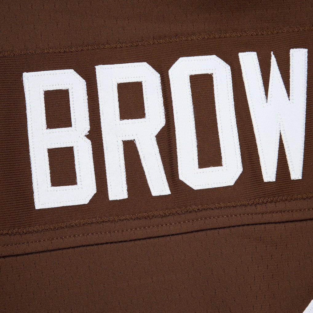 Jim Brown  Player Name & Number Hoodie Legacy Jersey - Cleveland Browns Hoodies,Jerseys