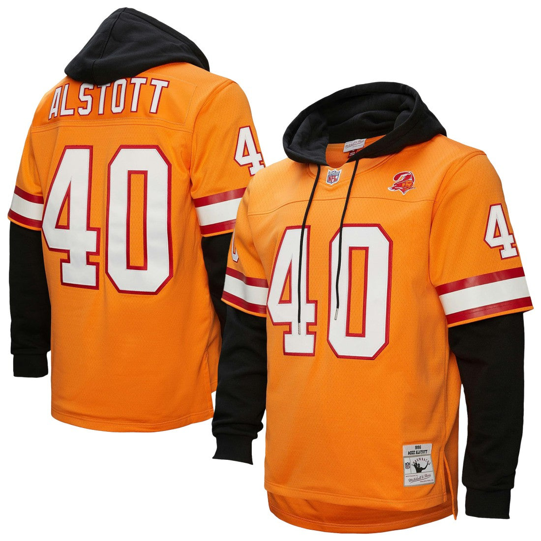 Mike Alstott  Player Name & Number Hoodie Legacy Jersey - Tampa Bay Buccaneers Hoodies,Jerseys