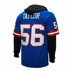 Lawrence Taylor  Player Name & Number Hoodie Legacy Jersey - New York Giants Hoodies,Jerseys