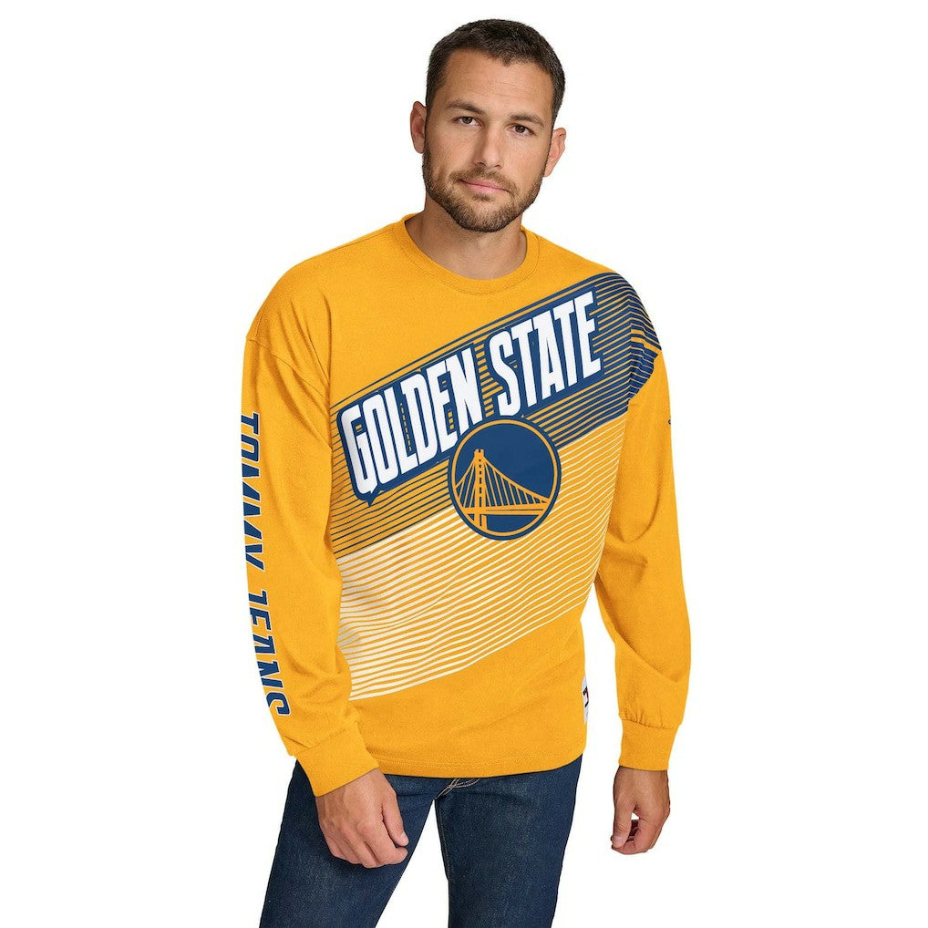 Golden State Warriors Tommy Jeans Lucas Long Sleeve T-Shirt sale