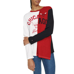 Chicago Bulls Tommy Jeans Women's Amelia Color Blocked Long Sleeve T-Shirt sale