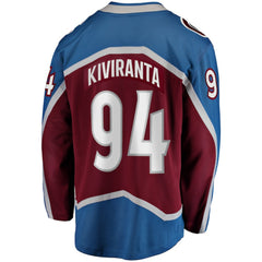 NHL Joel Kiviranta Colorado Avalanche Fanatics Home Premier Breakaway Player Jersey