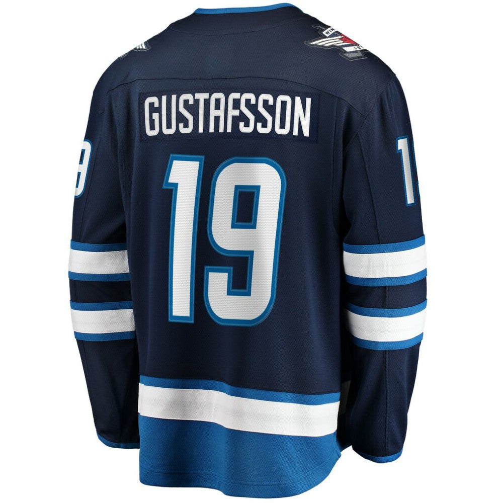 NHL David Gustafsson Winnipeg Jets Fanatics Home Premier Breakaway Player Jersey