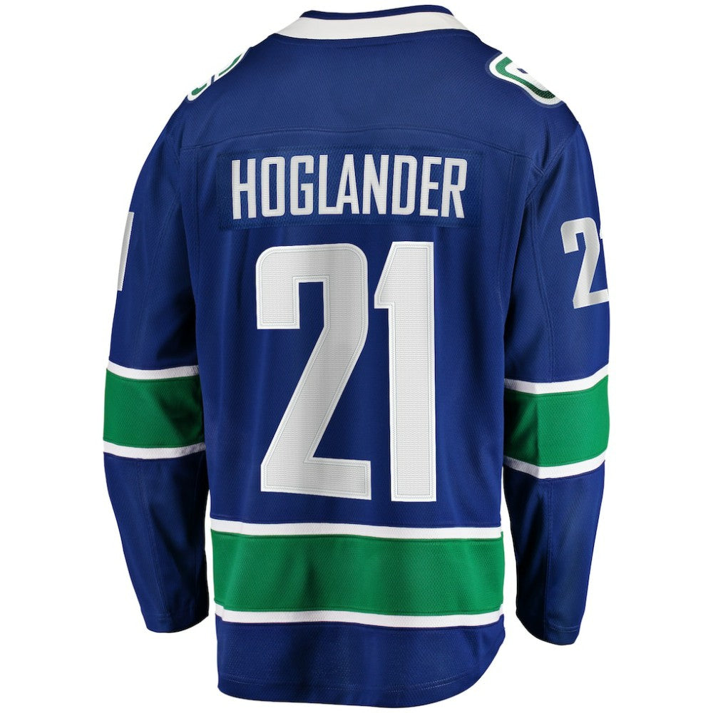 NHL Nils Hoglander Vancouver Canucks Fanatics Home Premier Breakaway Player Jersey