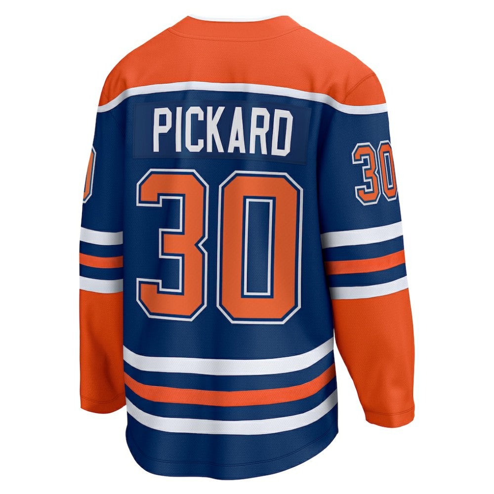 NHL Calvin Pickard Edmonton Oilers Fanatics Home Premier Breakaway Player Jersey