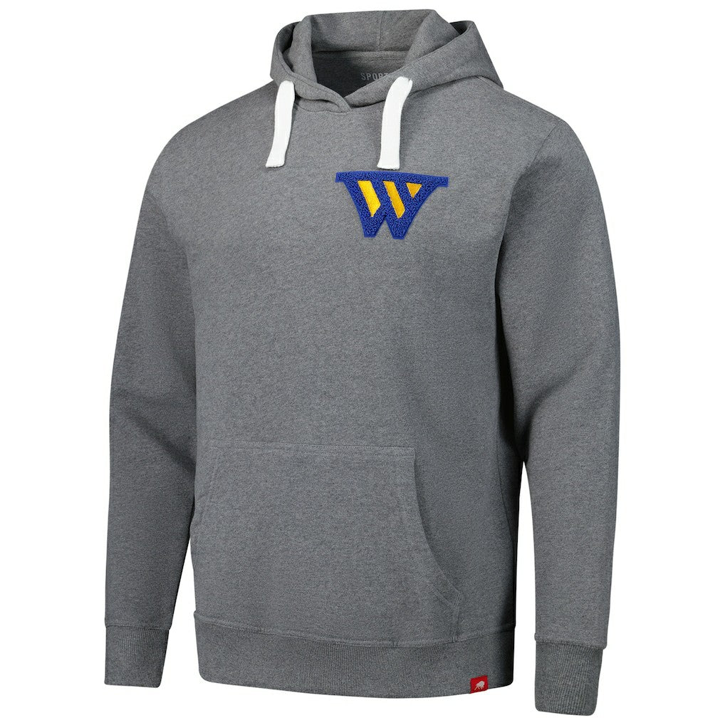 Golden State Warriors Sportiqe Unisex Varsity Collection Blake Pullover Hoodie