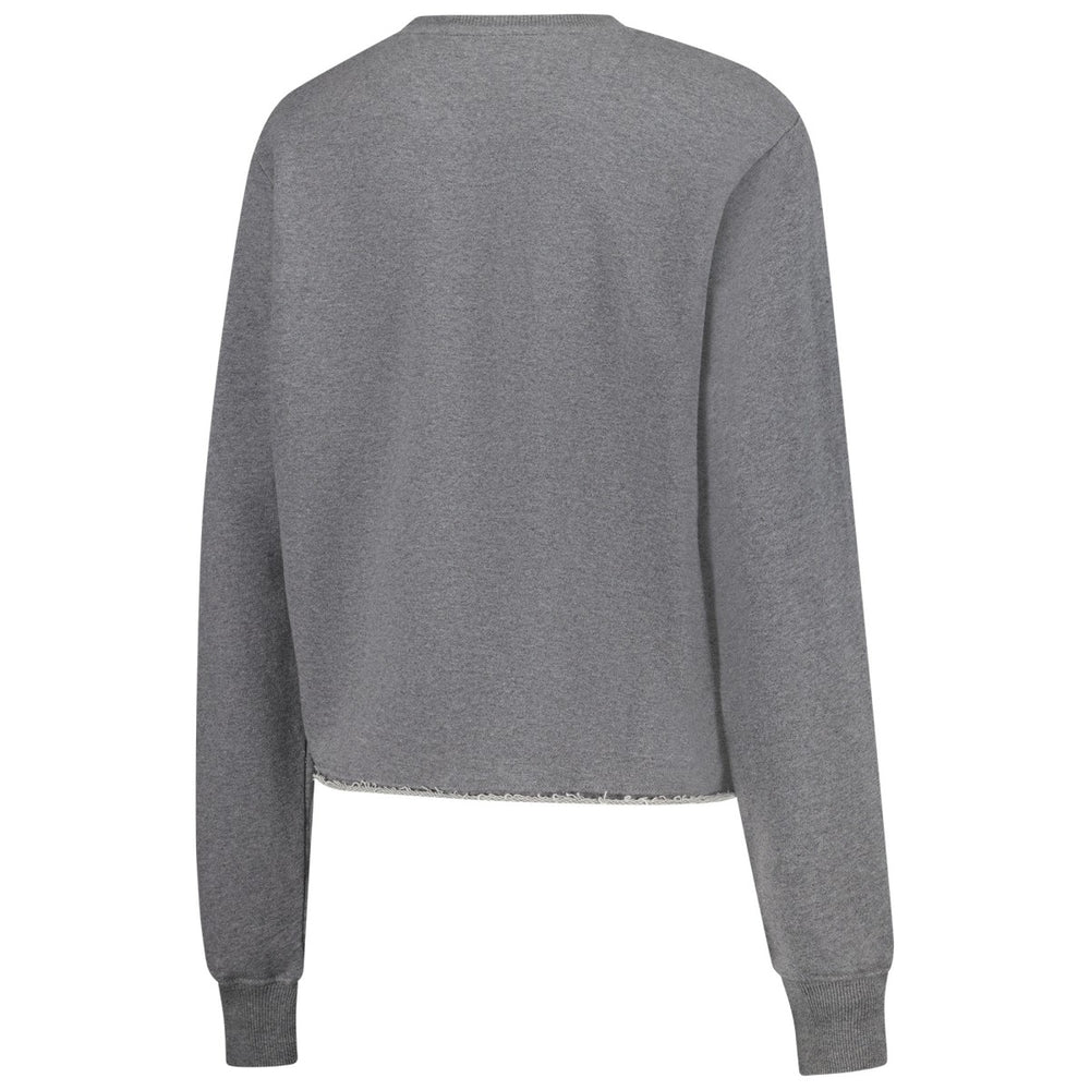 Los Angeles Lakers Sportiqe Women's Varsity Collection Kacey Cropped Pullover Sweatshirt