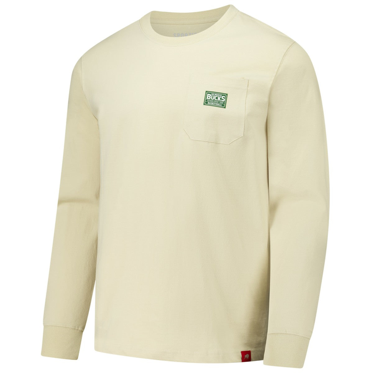 Milwaukee Bucks Sportiqe Unisex Wales Heavyweight Pocket Long Sleeve T-Shirt