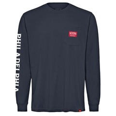 Philadelphia 76ers Sportiqe Unisex Wales Heavyweight Pocket Long Sleeve T-Shirt