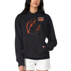 G-III 4Her by Carl Banks Women's Football Logo Fleece Tri-Blend Pullover Hoodie - Cincinnati Bengals Hoodies