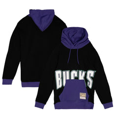 Mitchell & Ness Milwaukee Bucks Hardwood Classics Big Face 5.0 Pullover Hoodie