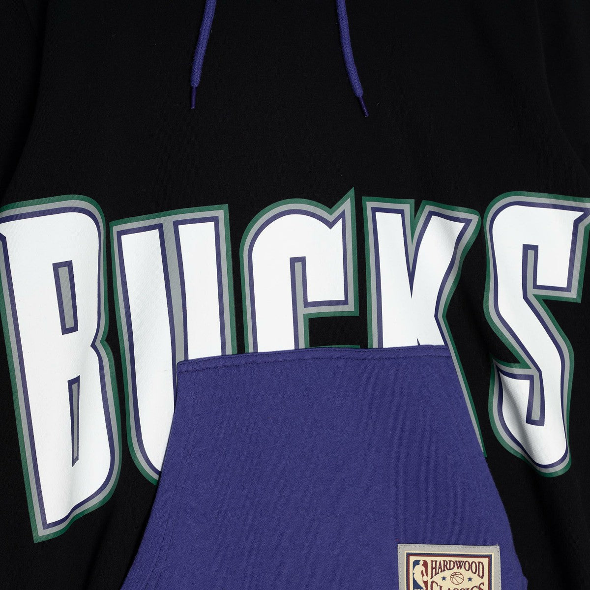 Mitchell & Ness Milwaukee Bucks Hardwood Classics Big Face 5.0 Pullover Hoodie