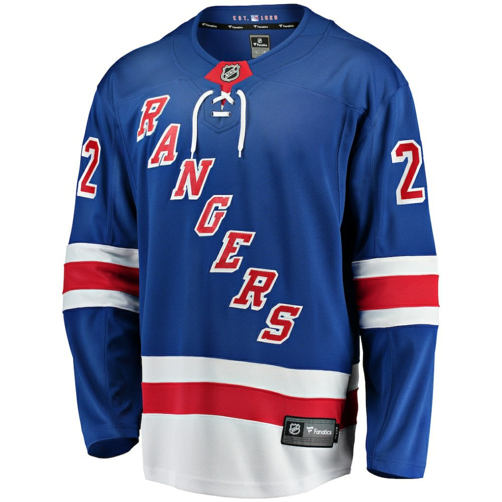 NHL Jonny Brodzinski New York Rangers Fanatics Home Premier Breakaway Player Jersey