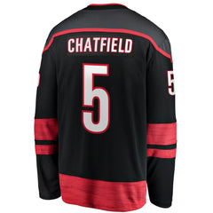 NHL Jalen Chatfield Carolina Hurricanes Fanatics Home Premier Breakaway Player Jersey