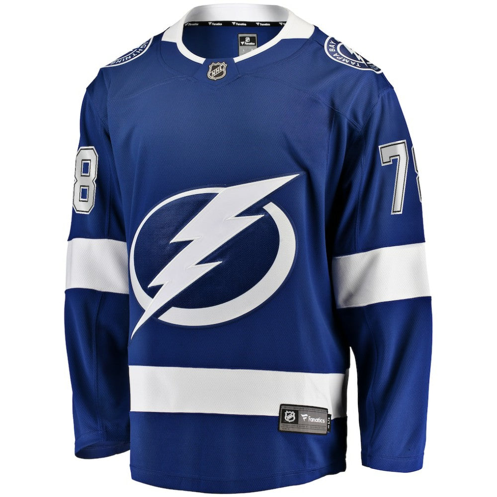 NHL Emil Lilleberg Tampa Bay Lightning Fanatics Home Premier Breakaway Player Jersey