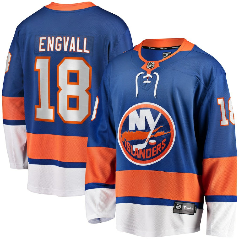 NHL Pierre Engvall New York Islanders Fanatics Home Premier Breakaway Player Jersey