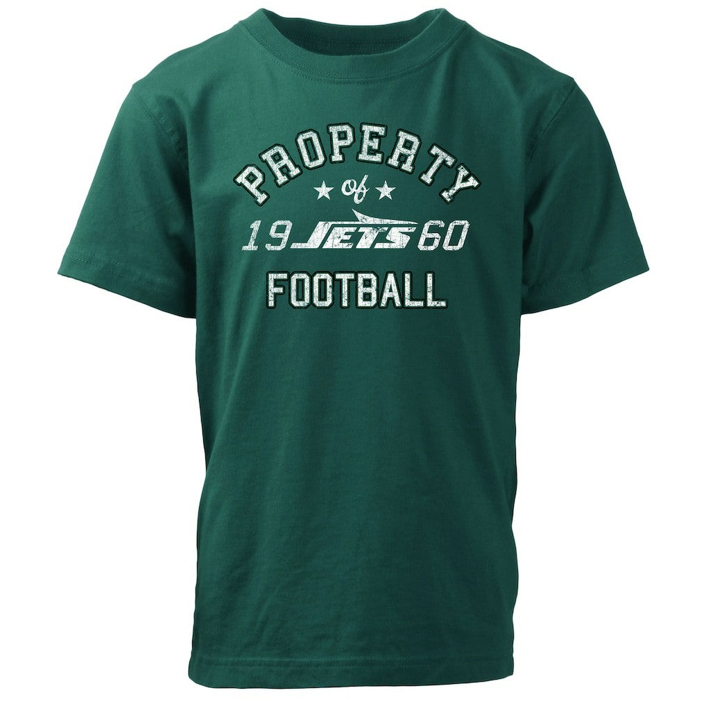 Wes & Willy Youth Property Of T-Shirt - New York Jets T-shirts