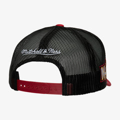Mitchell & Ness Miami Heat Hardwood Classics Blocker Foam Front Trucker Adjustable Hat