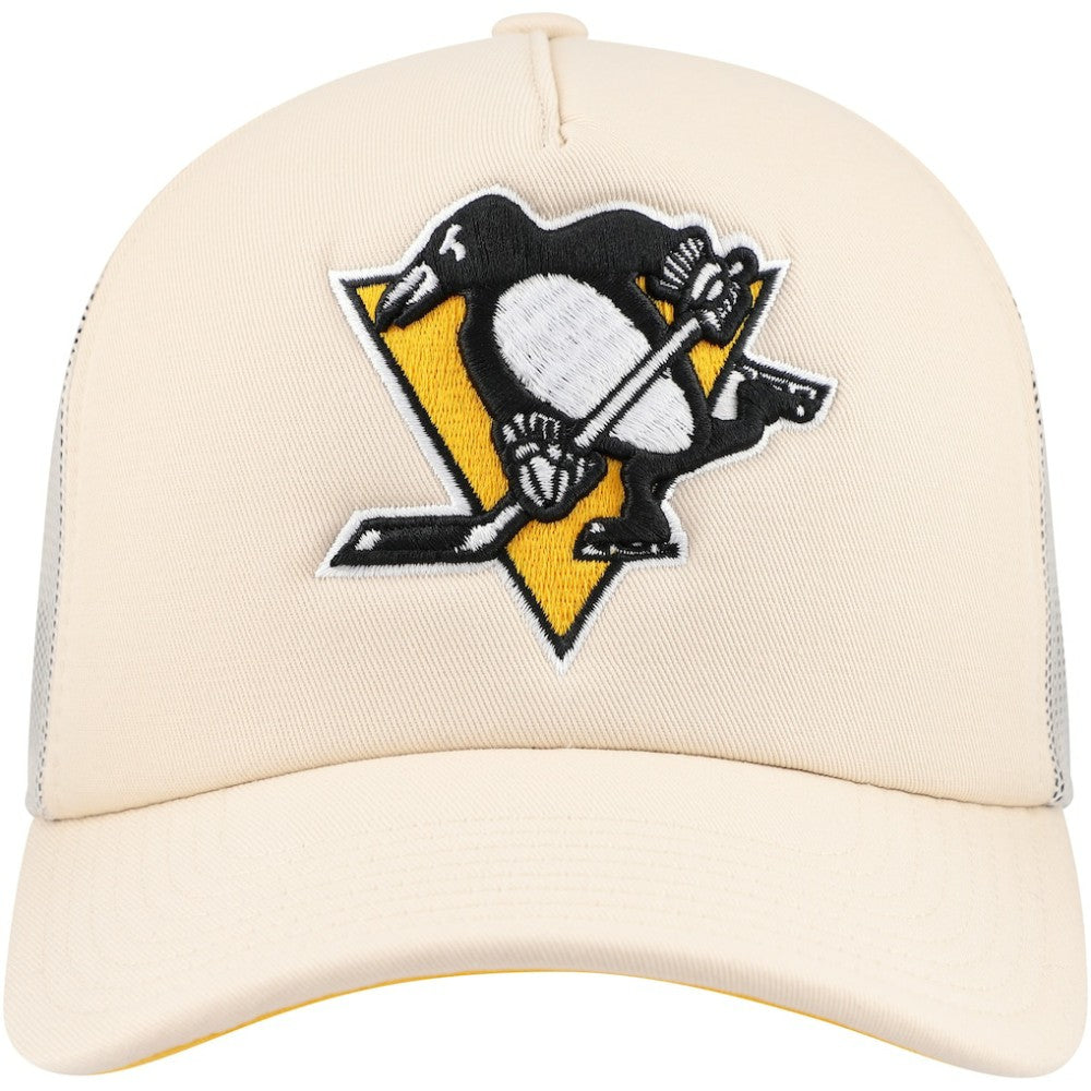 NHL Pittsburgh Penguins Mitchell & Ness Foam Front Trucker Adjustable Hat