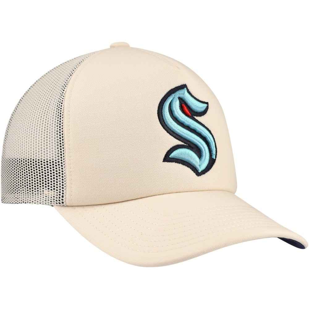 NHL Seattle Kraken Mitchell & Ness Foam Front Trucker Adjustable Hat