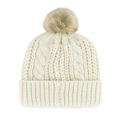'47 Women's Meeko Cuffed Knit Hat with Pom - Cleveland Browns Hats