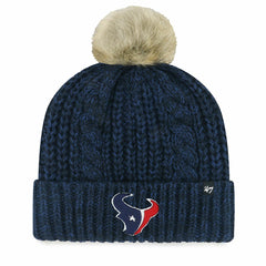 '47 Women's Meeko Cuffed Knit Hat with Pom - Houston Texans Hats