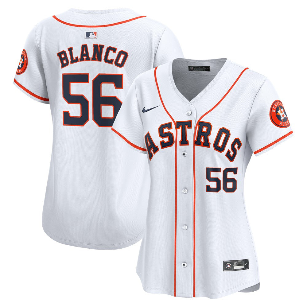 White Ronel Blanco Houston Astros Nike Women's Home Limited Jersey
