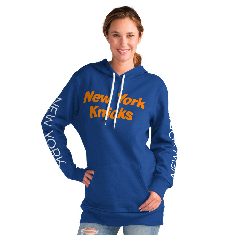 New York Knicks G-III 4Her by Carl Banks Women's Base Coach Pullover Hoodie