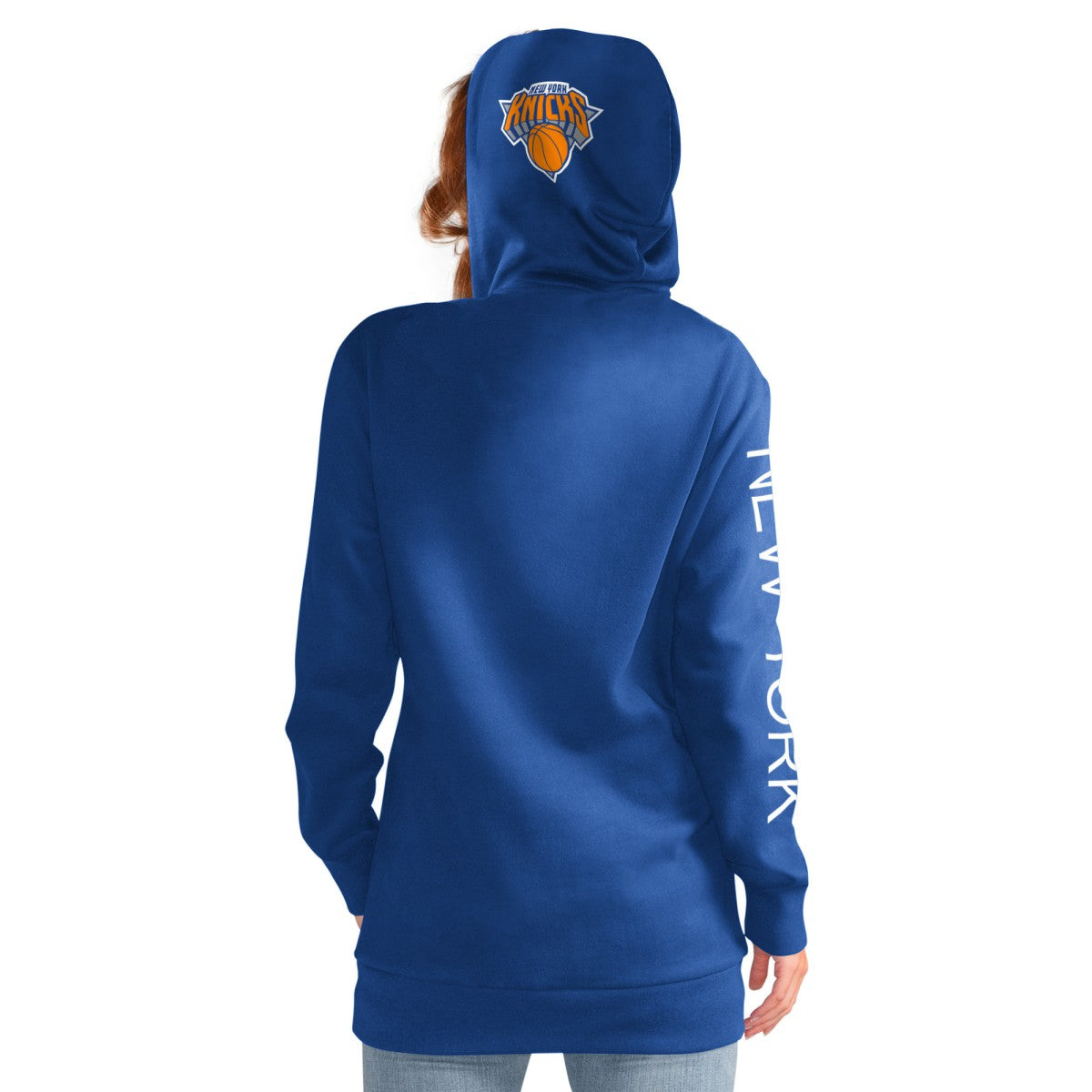 New York Knicks G-III 4Her by Carl Banks Women's Base Coach Pullover Hoodie
