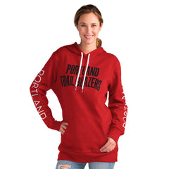 Portland Trail Blazers G-III 4Her by Carl Banks Women's Base Coach Pullover Hoodie