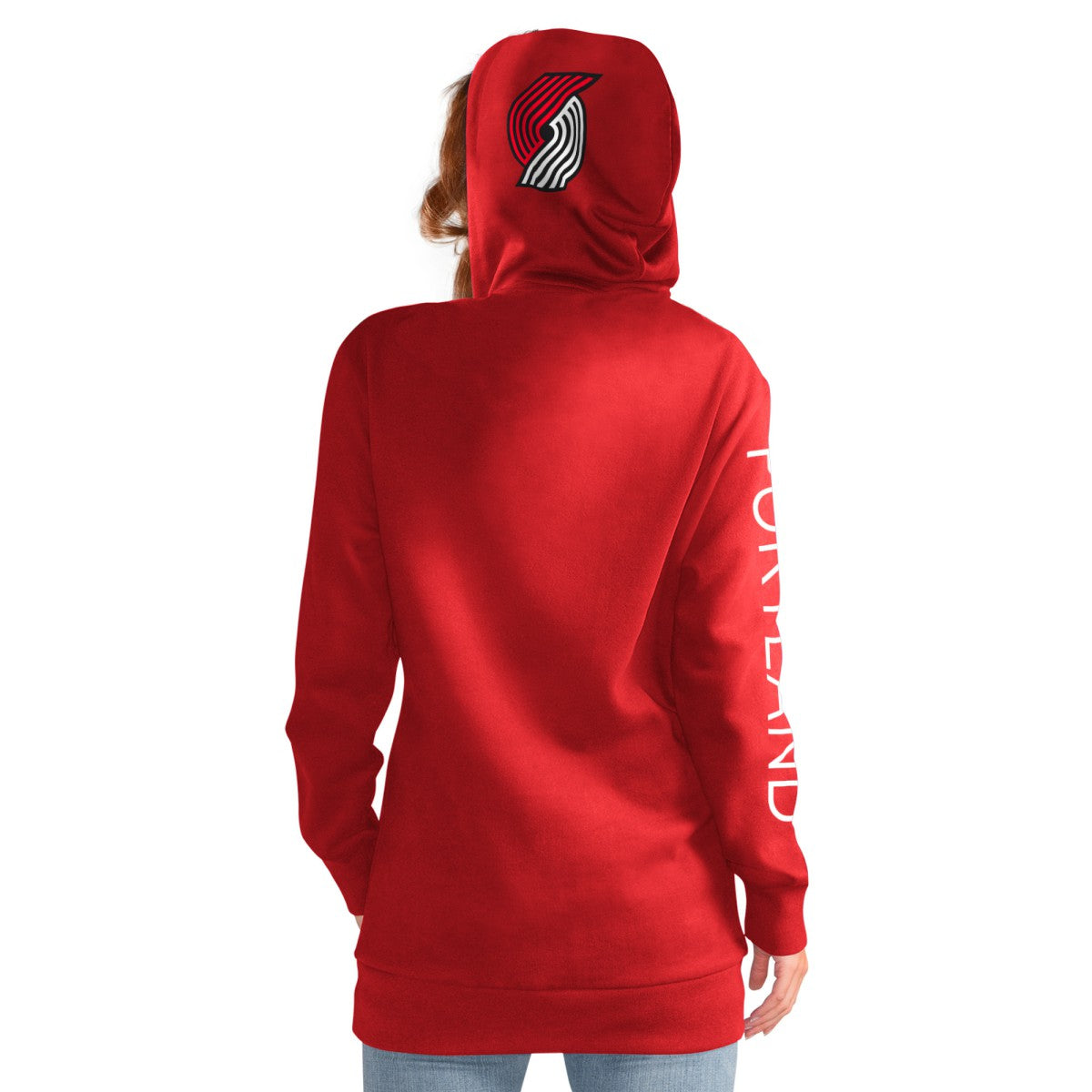 Portland Trail Blazers G-III 4Her by Carl Banks Women's Base Coach Pullover Hoodie