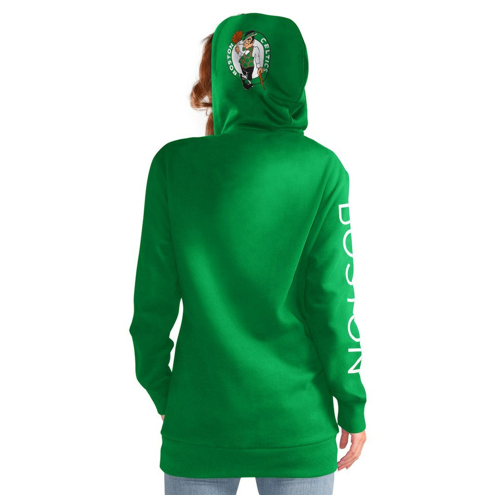 Boston Celtics G-III 4Her by Carl Banks Women's Base Coach Pullover Hoodie