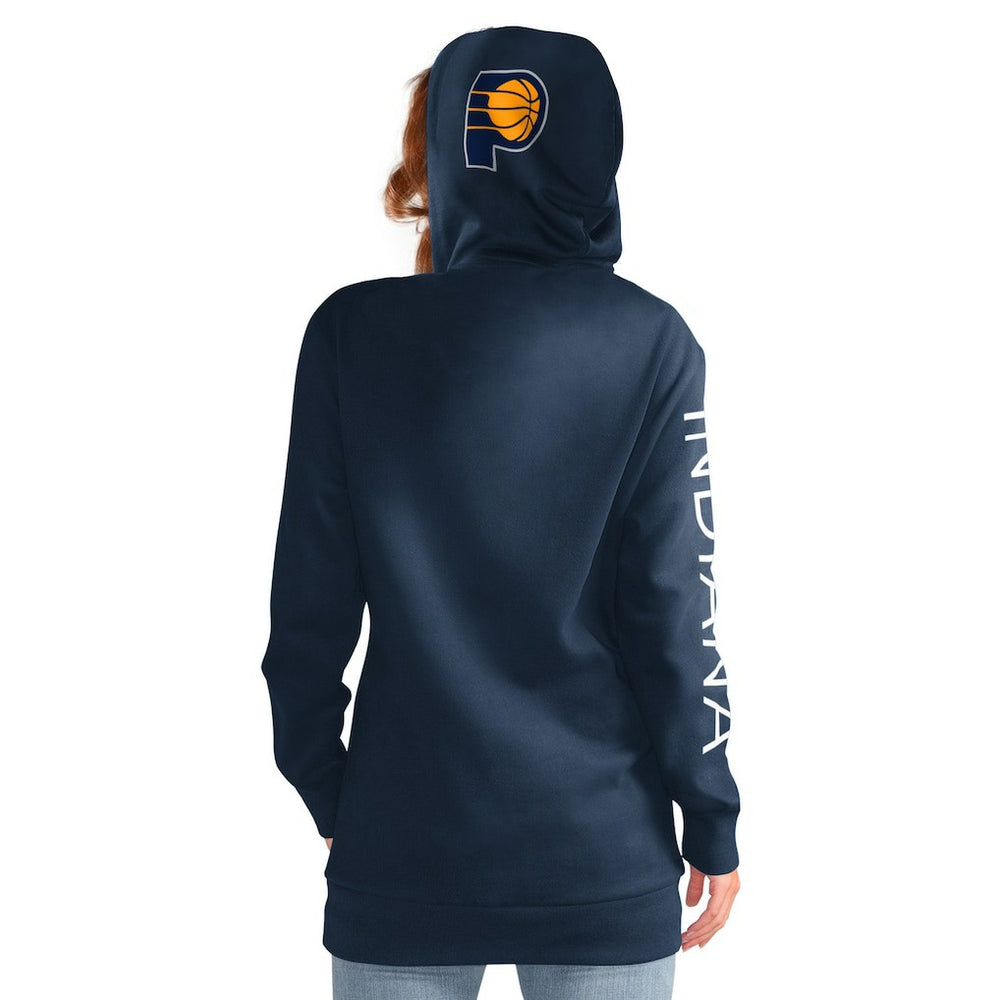 Indiana Pacers G-III 4Her by Carl Banks Women's Base Coach Pullover Hoodie