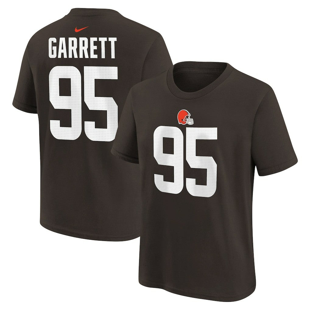 Myles Garrett  Youth Player Name & Number T-Shirt - Cleveland Browns T-shirts