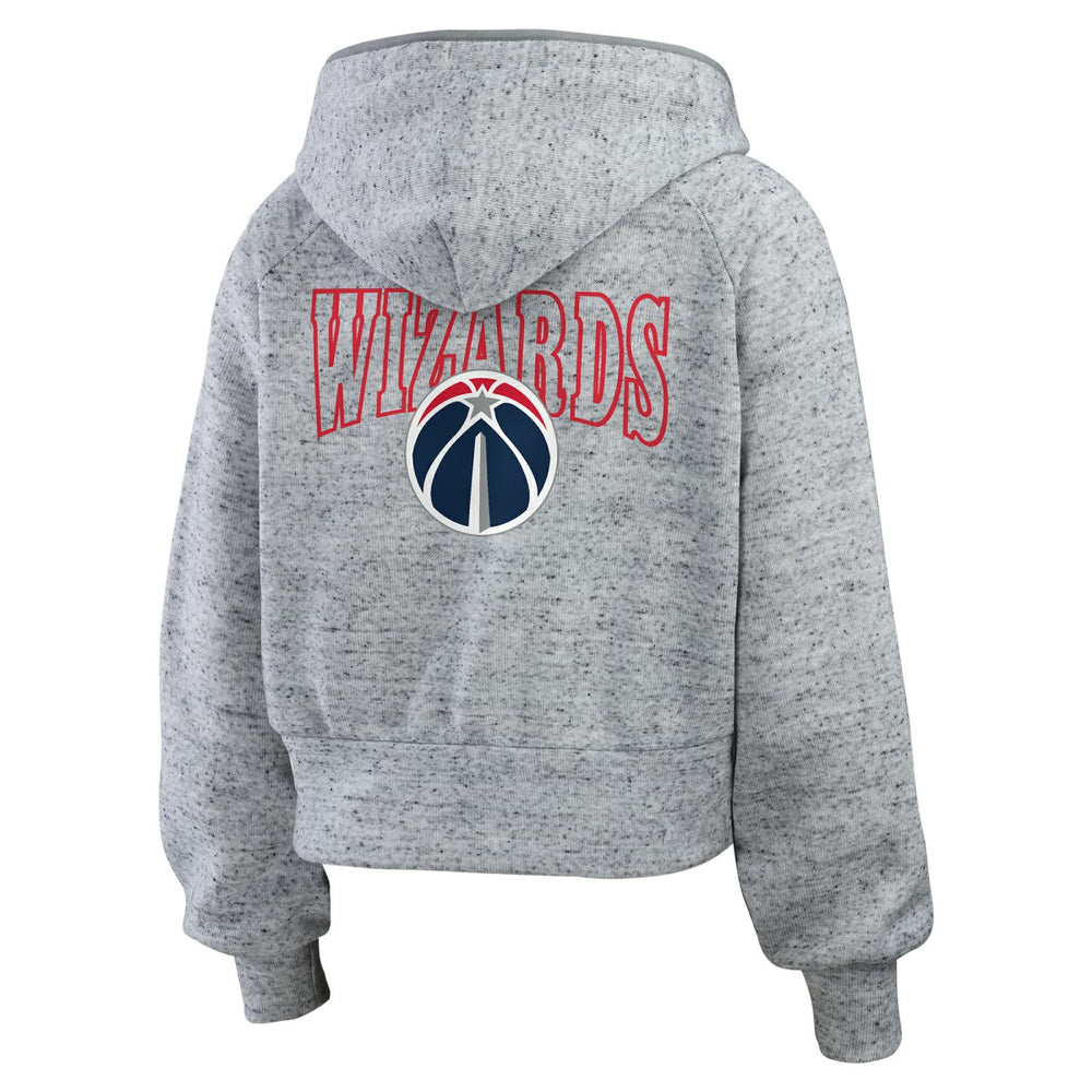 Washington Wizards WEAR by Erin Andrews Women's Speckled Radiator Full-Zip Hoodie