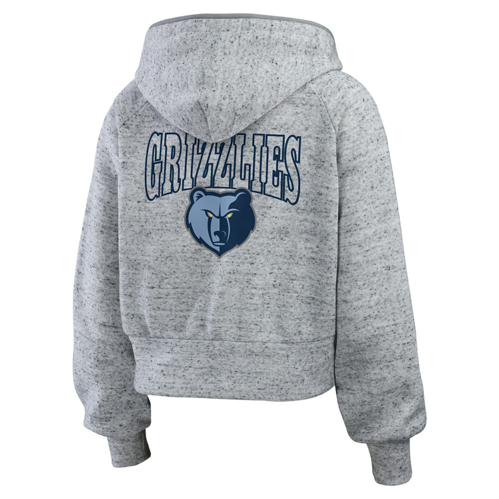 Memphis Grizzlies WEAR by Erin Andrews Women's Speckled Radiator Full-Zip Hoodie