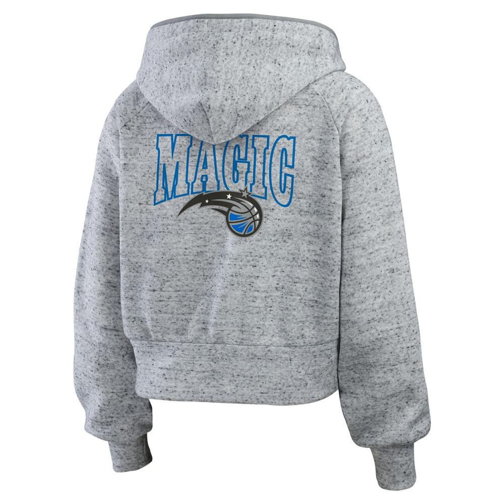 Orlando Magic WEAR by Erin Andrews Women's Speckled Radiator Full-Zip Hoodie