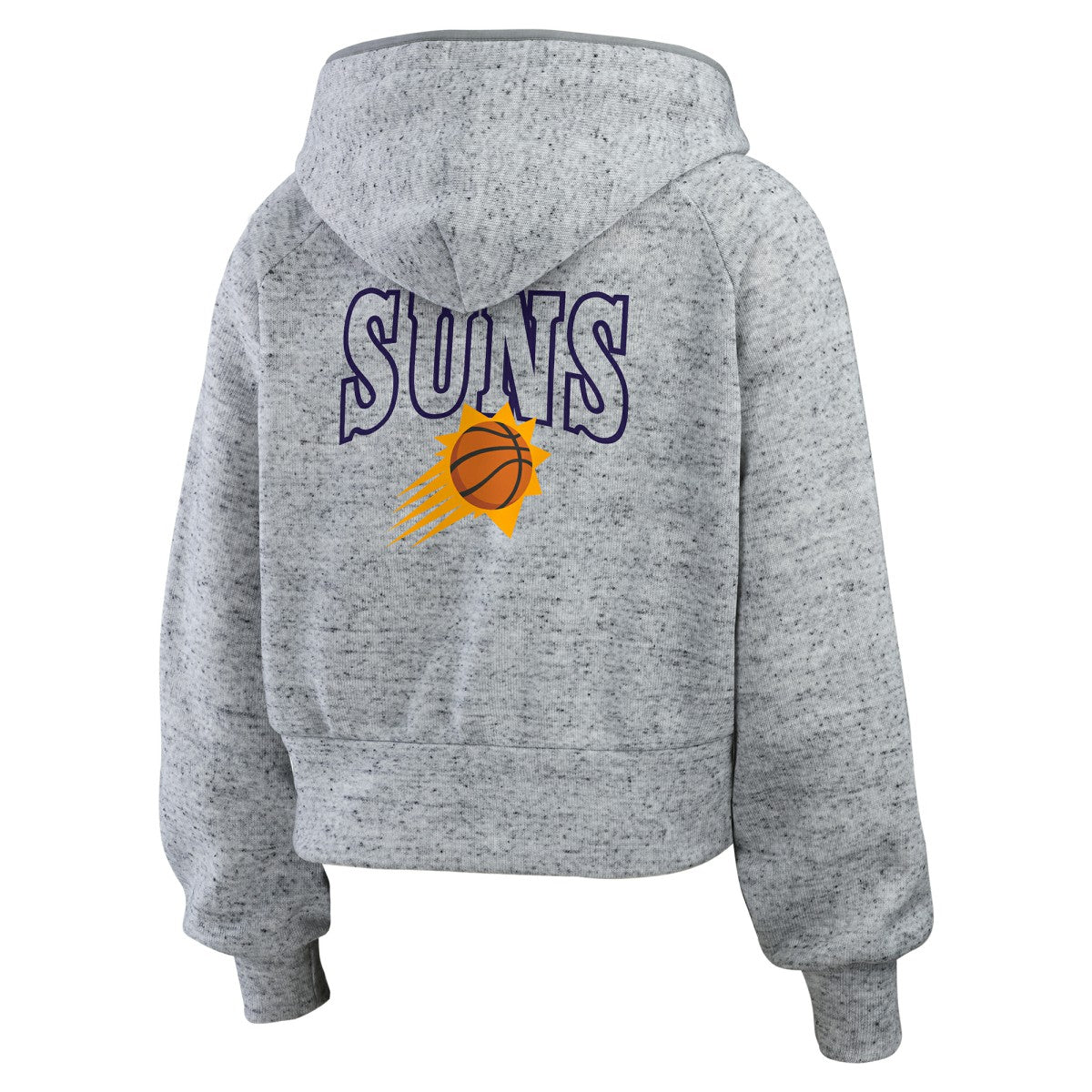 Phoenix Suns WEAR by Erin Andrews Women's Speckled Radiator Full-Zip Hoodie