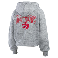 Toronto Raptors WEAR by Erin Andrews Women's Speckled Radiator Full-Zip Hoodie