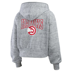 Atlanta Hawks WEAR by Erin Andrews Women's Speckled Radiator Full-Zip Hoodie