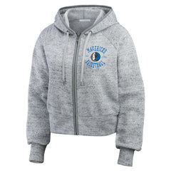 Dallas Mavericks WEAR by Erin Andrews Women's Speckled Radiator Full-Zip Hoodie sale