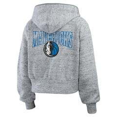 Dallas Mavericks WEAR by Erin Andrews Women's Speckled Radiator Full-Zip Hoodie sale
