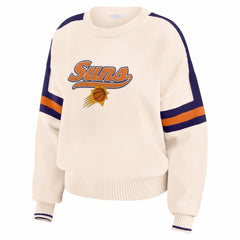 Phoenix Suns WEAR by Erin Andrews Women's Stripe Pullover Sweater